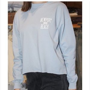 Brandy Melville Newport Beach 1984 100% cotton long sleeve